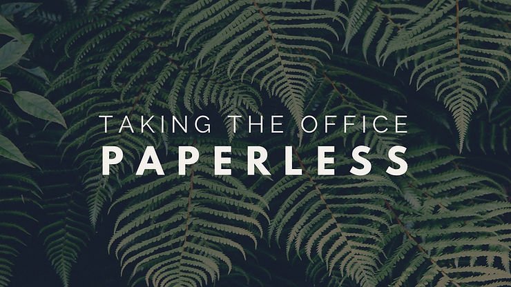 Taking The Office Paperless